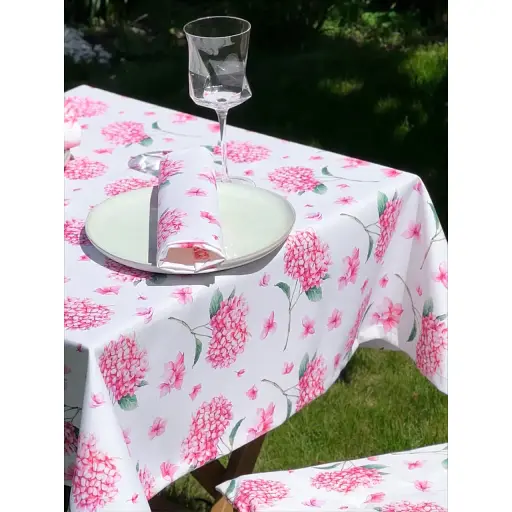 Серветки водовідштовхуючі 30х40 см 4 шт. Принт Гортензія