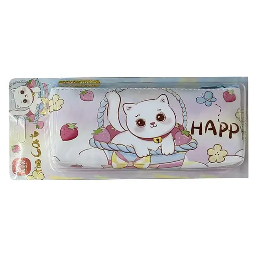 Пенал-косметичка Котик, PVC, 8x36 см (в ассортименте)