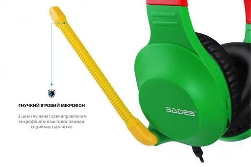 Игровая гарнитура Sades SA-721 Spirits Rasta (sa721rsj) - фото 5