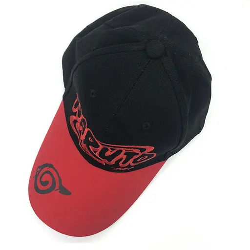 Кепка бейсболка Наруто Naruto лого червона вишивка NA - фото 2