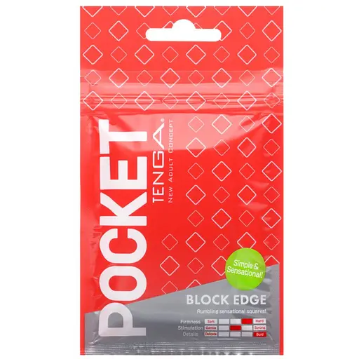 Мастурбатор Tenga Pocket Block Edge (4821002029853)