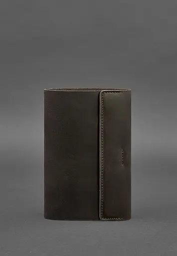 Шкіряний блокнот софт-бук 7.0 темно-коричневий - фото 2