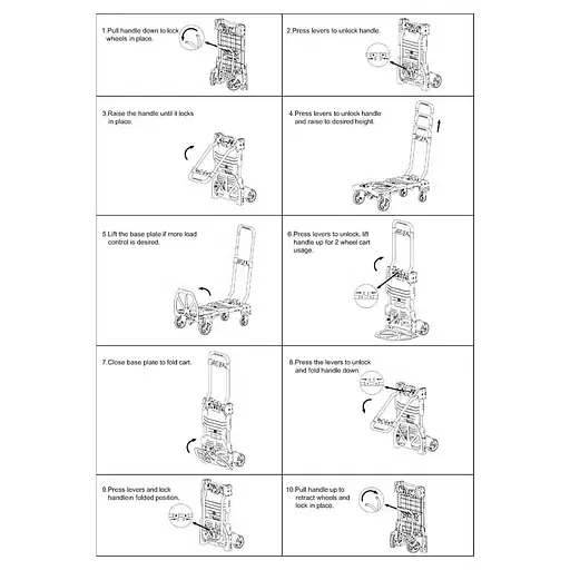 Візок Stanley вантажний розкладний (SXWT-FT585) - фото 4