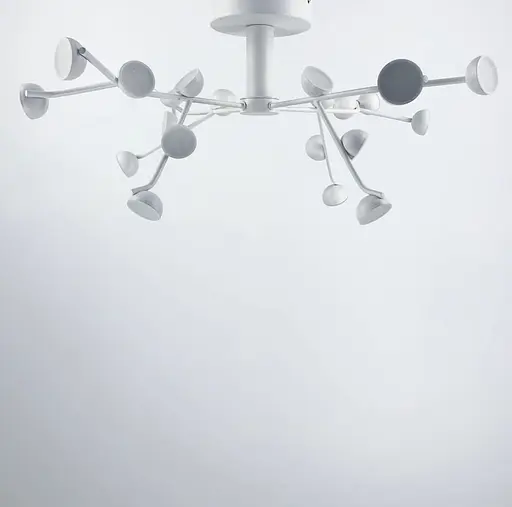 Стельова люстра на 24 плафони білого кольору Mantra Line.F D 8001-24 WH - фото 3