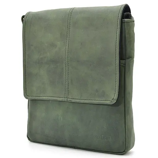 Шкіряна чоловіча сумка через плече TARWA 22х27х4 см nsa0001275 - фото 2