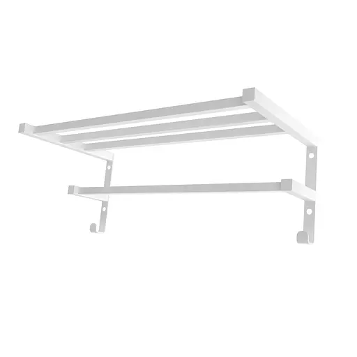 Полиця для рушників з настінним кріпленням HF Sheffield 520x256 3.0.1201.13.WM, Білий матовий - фото 1