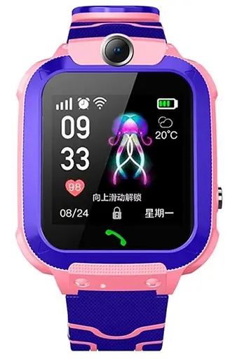 Детские смарт-часы Smart Watch Kids XO-H100 с камерой и GPS розовый - фото 3