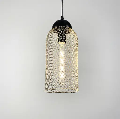 Дизайнерський підвісний золотий світильник Tori Line.F J 069 - фото 4