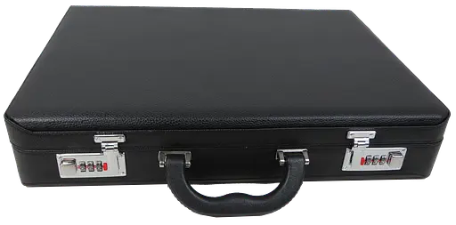 Дипломат Portfolio из эко кожи черный sum0028877 - фото 5