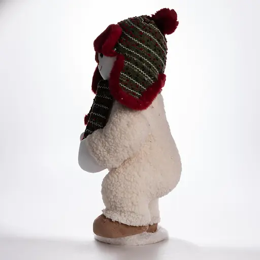 Новорічна фігурка Сніговик 29×23×54 см Yiwu CR-4-10 - фото 3