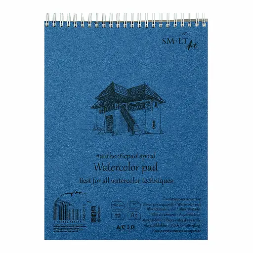 Альбом для акварели на спирали AUTHENTIC 280г/м2 20л SM-LT Art - фото 2