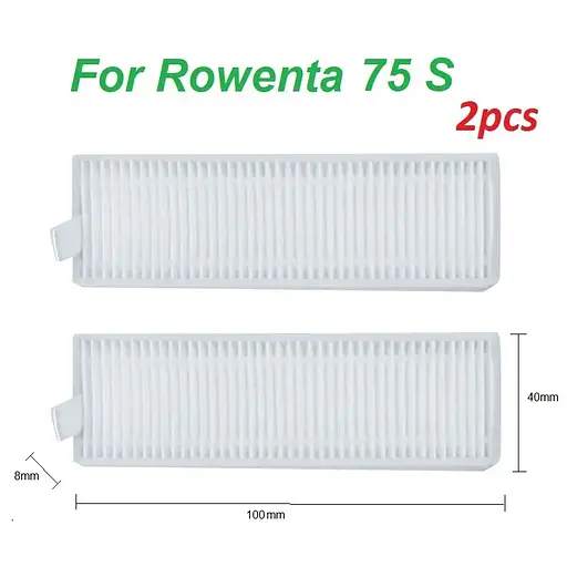 Фильтры для робота-пылесоса Rowenta X-plorer Serie 75S ( RR8567WH RR8577WH ) 75S+ ( RR8587WH RR8595WH ) 2 шт. - фото 1