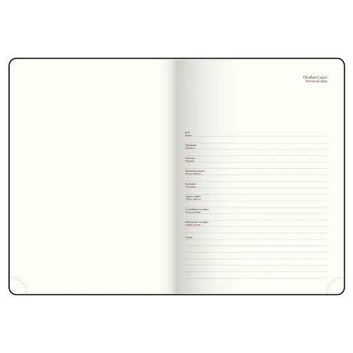 Ежедневник датированный Buromax Bravo 2026 A4 искусственная кожа/поролон красный (BM.2740-05) - фото 7