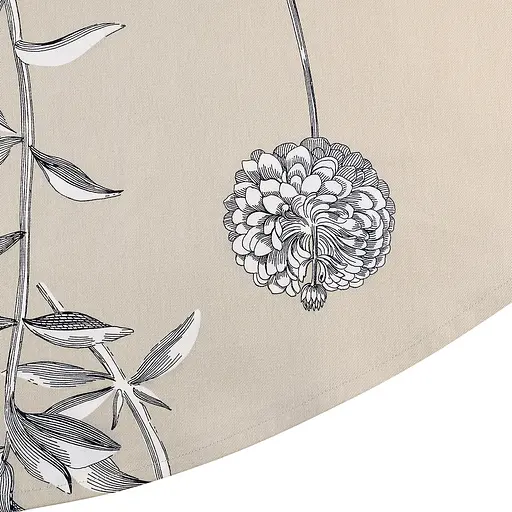 Скатерть круглая МВМ My Home (MVM) Тоскана бежевый с принтом 160 см (KT-20 BEIGE/PRINT) - фото 4