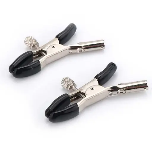 Стимулюючі затискачі для сосків з елементами BDSM K000529 - фото 1