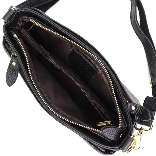 Классическая женская сумка Vintage с жестким дном из натуральной кожи 27х16х11 см sum0027515 - фото 7