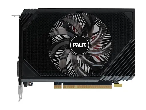Видеокарта Palit RTX 3050 6GB STORMX (NE63050018JE-1072F) (GDDR6, 96 bit, PCI-E v4.0 x8) - фото 1