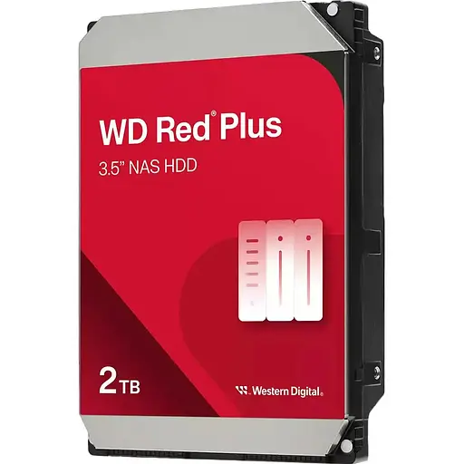 Жесткий диск 3.5" WD Red Plus NAS 2TB SATA 64MB (WD20EFPX) [141098] - фото 2