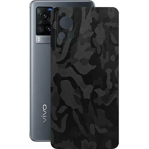 Захисна плівка StatusSKIN для Vivo X60 5G Корпус Вініл Камуфляж чорний - фото 1
