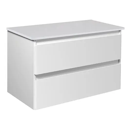 Тумба Мойдодир Сорренто 80-A ST Білий у ванну зі столешнею Білий - фото 1