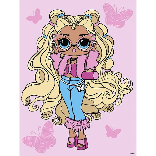 Картина за номерами "L.O.L. Surprise! Tweens Olivia Flutter" Ідейка KHO6286, 30х40 см - фото 1