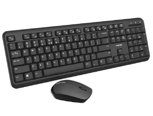 Комплект бездротовий Canyon SET-W20, Black, клавіатура + миша (CNS-HSETW02) - фото 2