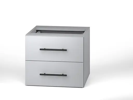 Тумба підвісна ОП-402 Orange-Line 402х400х342 Сіра мишка - фото 2