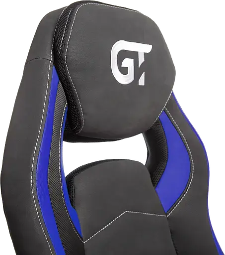 Геймерское кресло GT Racer черное с синим (X-2589 Black/Blue) - фото 8