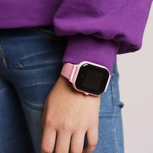 Розумні дитячі смарт годинник-телефон Wonlex KT24 4G камера прослуховування геозона WI-FI GPS SIM Pink (17008) - фото 4