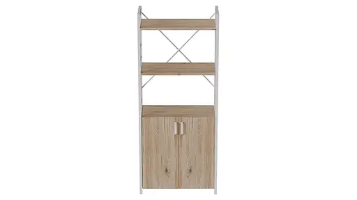 Етажерка 3/60 Серії Конект із тумбою 144x60x28 Білий ДСП Дуб Сан-Марино FRD-104450 - фото 4