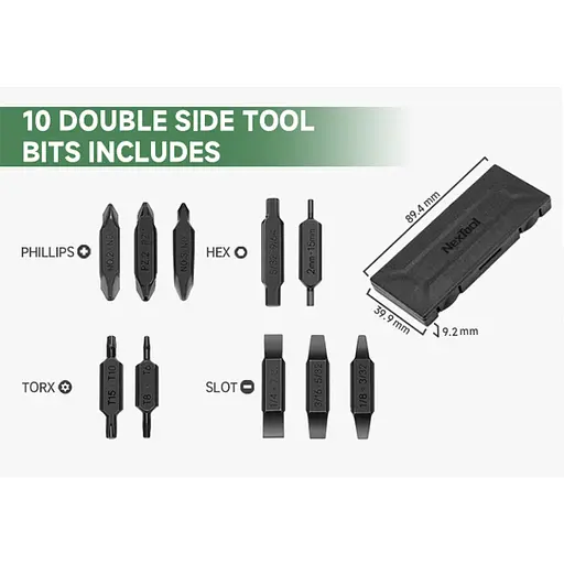 Набір біт для Nextool Flagship Captain та Pocket tool - фото 2
