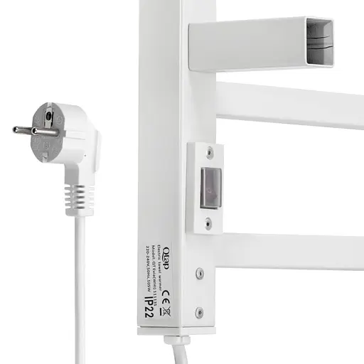 Полотенцесушитель электрический Qtap Evia (WHI) 11113S - фото 3