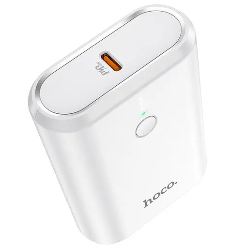 Зовнішня батарея Hoco Q3 Mayflower power bank 10000mAh біла - фото 2