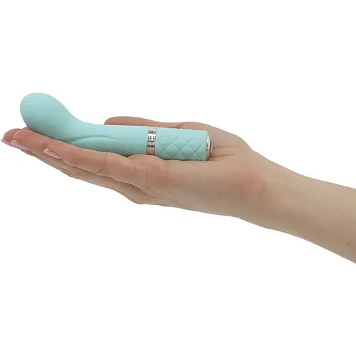 Роскошный вибратор Pillow Talk - Racy Teal с кристаллом Сваровски - фото 5