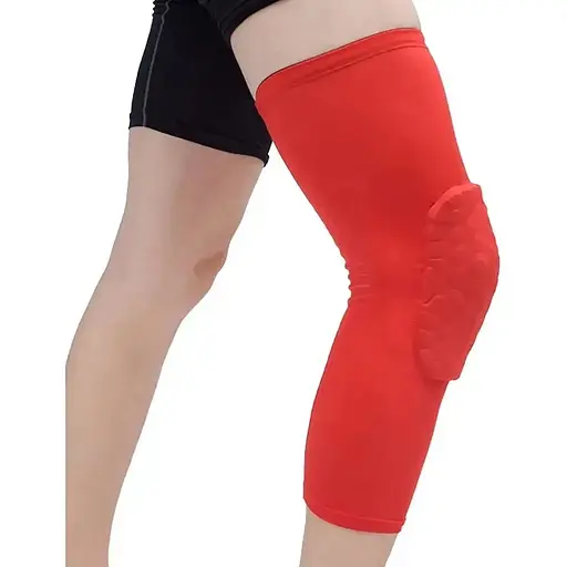 Наколінник захисний Zelart еластичний для спорту червоний S 41 см (15990) - фото 1