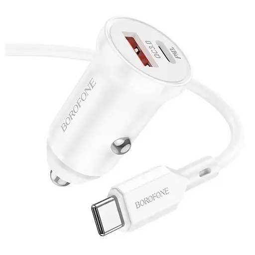 Зарядний пристрій Borofone BZ18A Type-C/Type-C PD20W+QC3.0 - фото 2