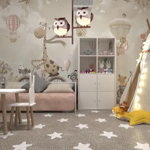 Люстра подвесная детская Sirius МX 16020-2В