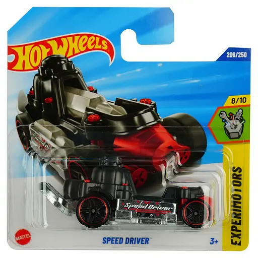 Базова машинка Hot Wheels Experimotors Speed Driver чорно-червона (5785) JBB88-N521   
