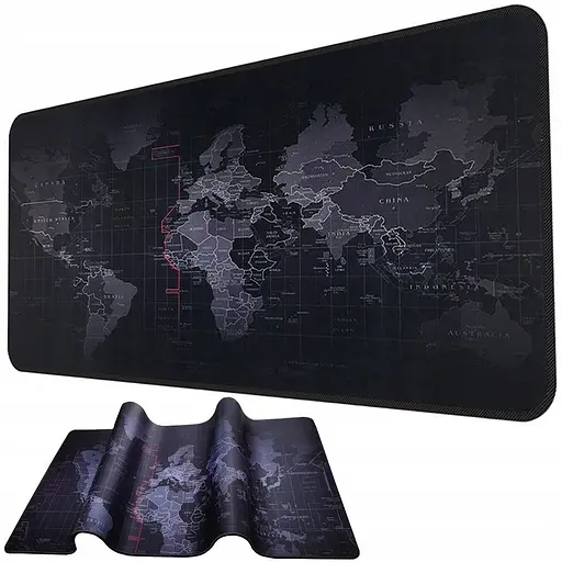 Килимок під мишку довгий Мапа світу товстий 78 см - фото 3
