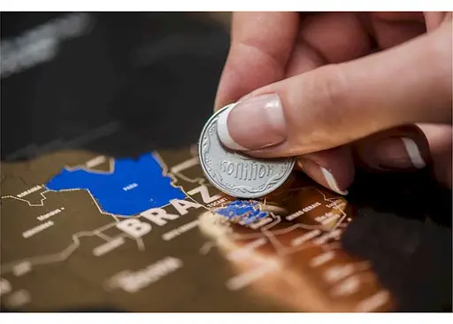 Скретч карта мира 1DEA.me Travel Map Black World (13007) - фото 4