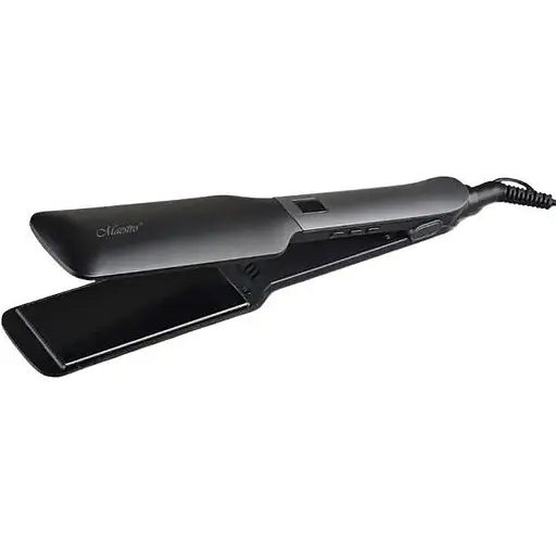 Керамічний випрямляч для волосся Maestro MR-259 зі швидким нагріванням до 210°C 75Вт Чорний/Сірий - фото 1