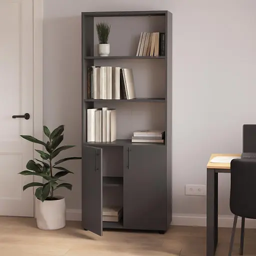 Шкаф для документов ОП-613 Orange-Line 700х347х1825 Графит - фото 2