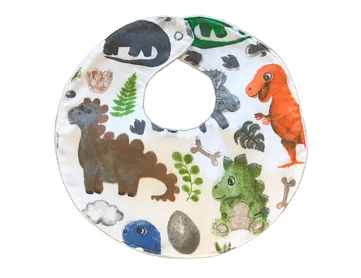 Непромокаемый слюнявчик Moontime "Динозаврики" - фото 1