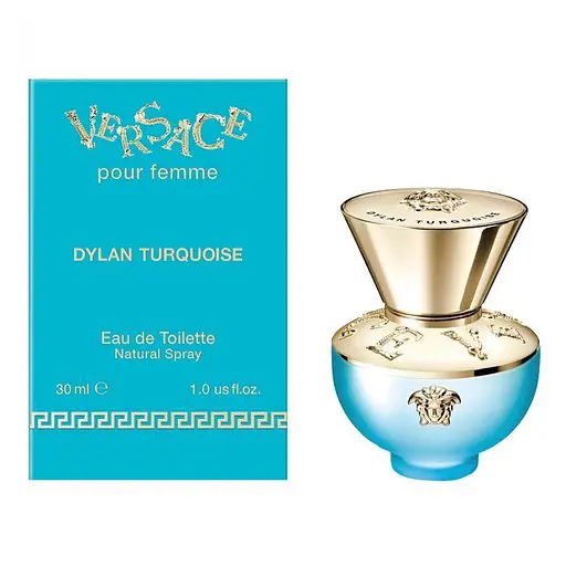Оригінал Versace Dylan Turquoise pour Femme 30 мл туалетна вода - фото 1