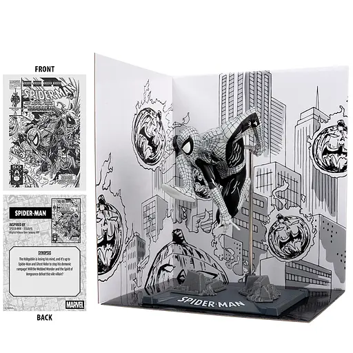 Фигурка Marvel Spider-Man - Разместил коллекцию с Scene - Gold Label 0 - фото 2