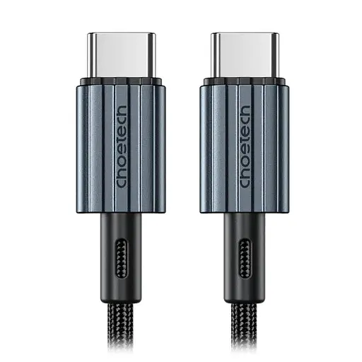 Кабель Type-C – Type-C, 2 м, черный, Choetech, 60 Вт, 3A (XCC-1015) - фото 1