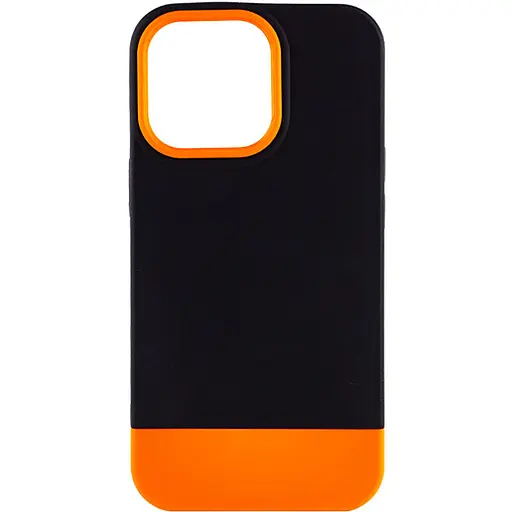 Чохол Epik TPU+PC Bichromatic для Apple iPhone 13 Pro Max 6.7 Black/Orange