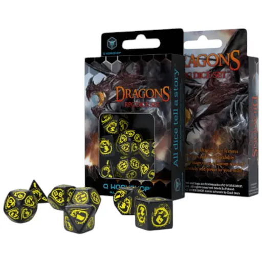 Набір кубиків Dragons Morion Dice Set , 7 шт. (SDRA07)
