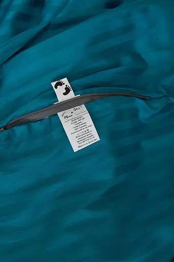 Комплект постельного белья Moon&Star полуторный 143х210 наволочки 4х70х70 Turkish Blue Satin Stripe - фото 9