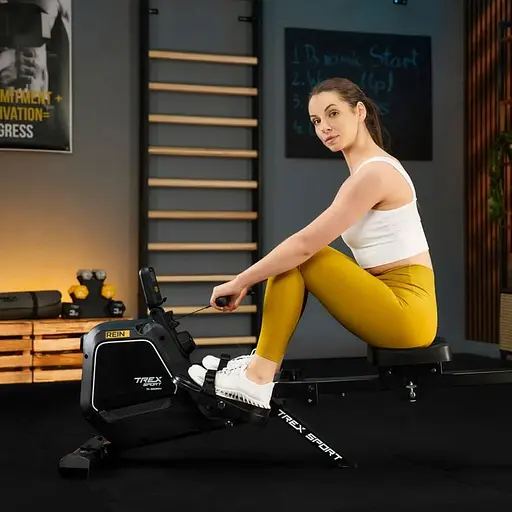 Гребний тренажер Trex Sport TX-580RM Rein чорний - фото 9